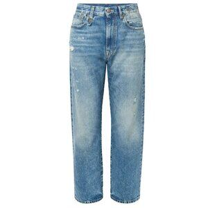 R13 Boyfriend Jeans womens size 28 bain with rips distressed